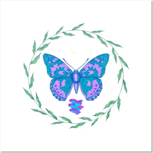 Soft Aesthetic Butterfly Posters and Art